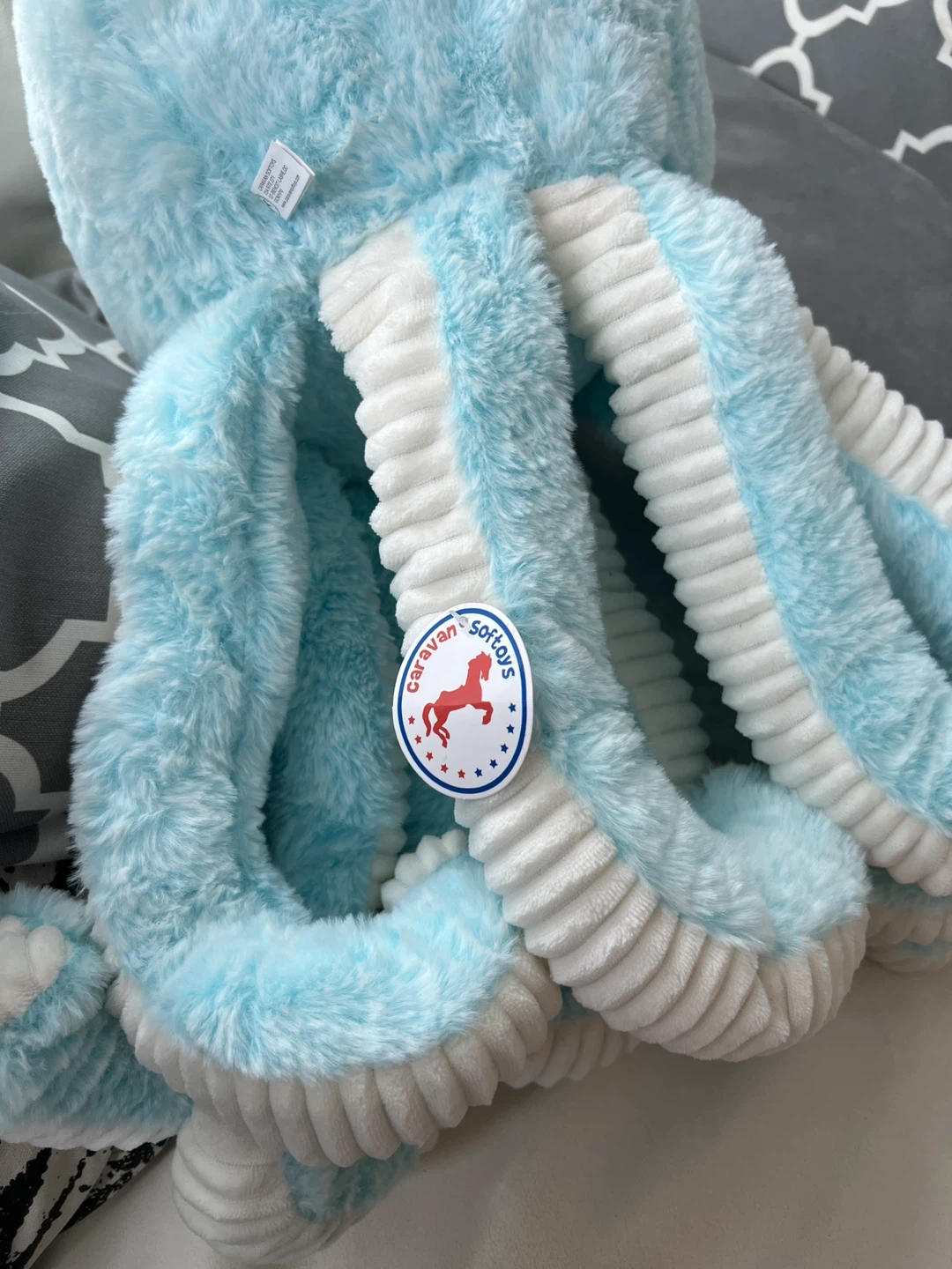 Caravan Softs Blue Octopus Plush Toy - photo 2