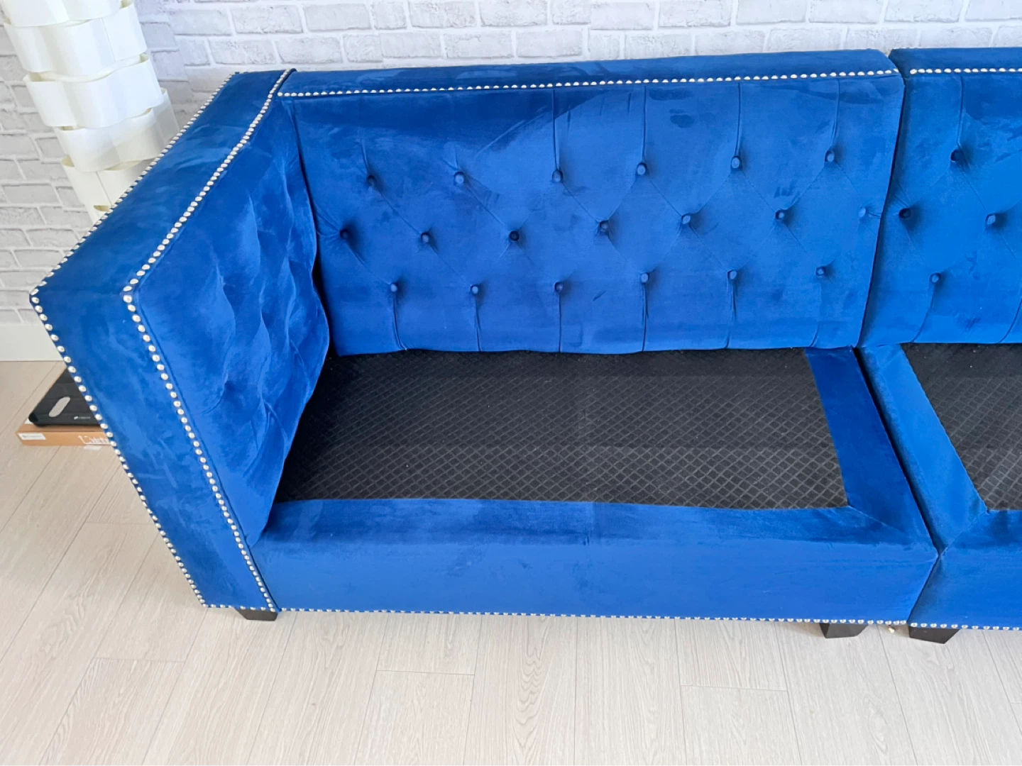 Blue Couch Four Seater - photo 5