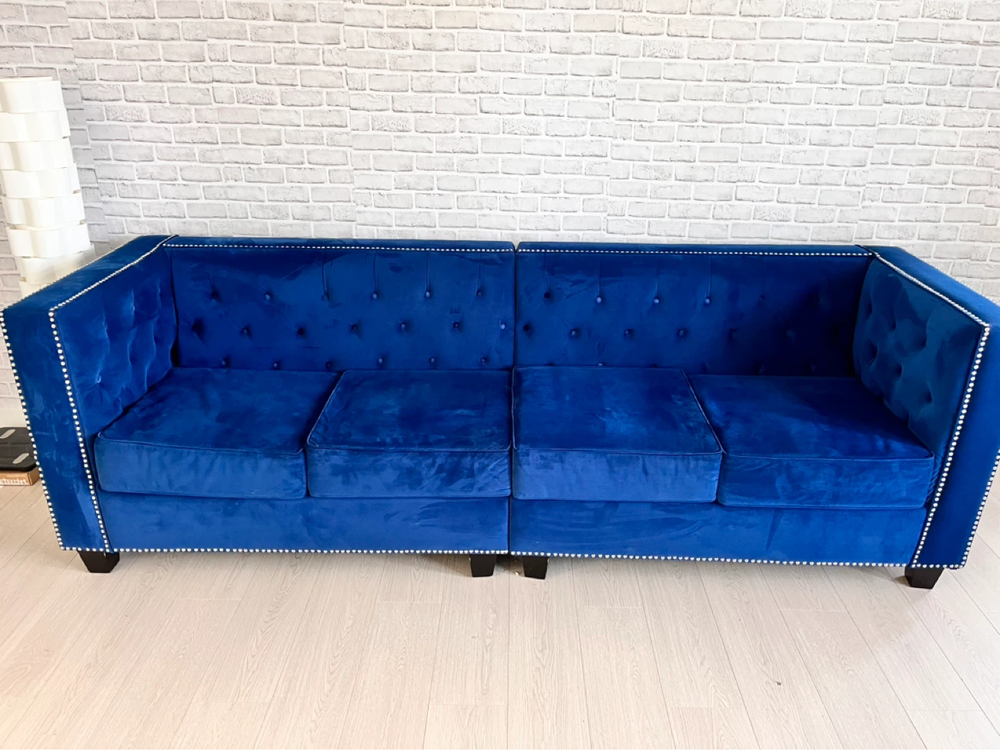 Blue Couch Four Seater - photo 2