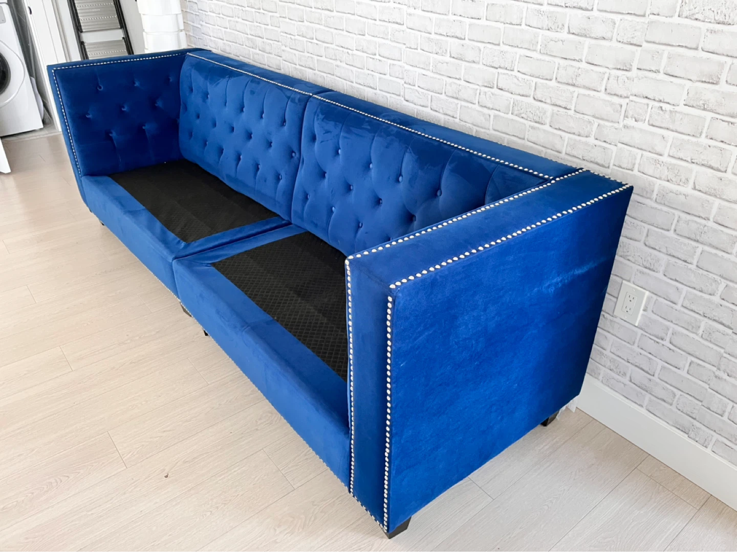 Blue Couch Four Seater - photo 3