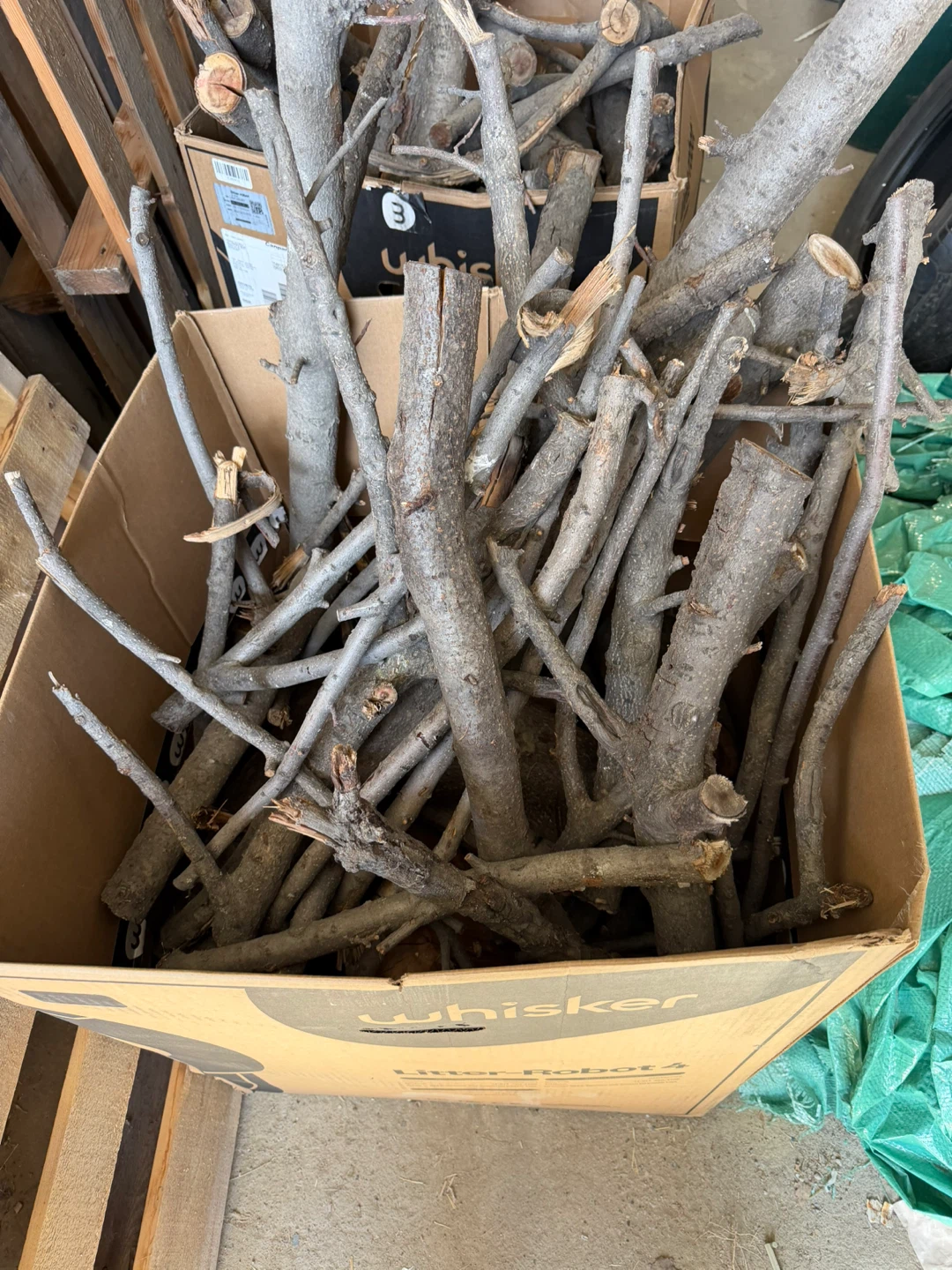 Firewood logs and branches - photo 3