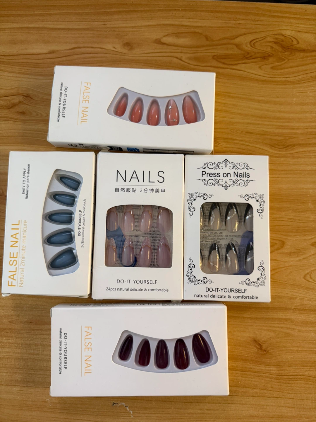 Press on Nails - Various Styles & Colours
