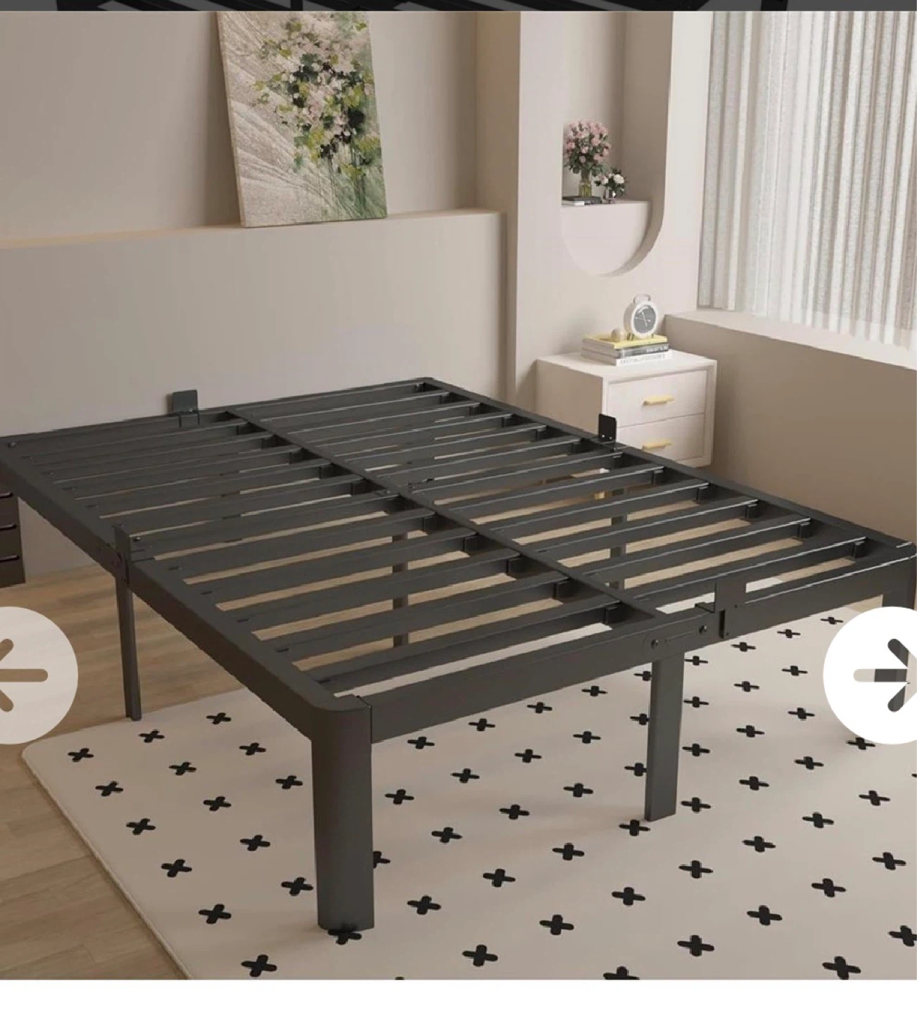 Full Size Metal Bed Frame - photo 2