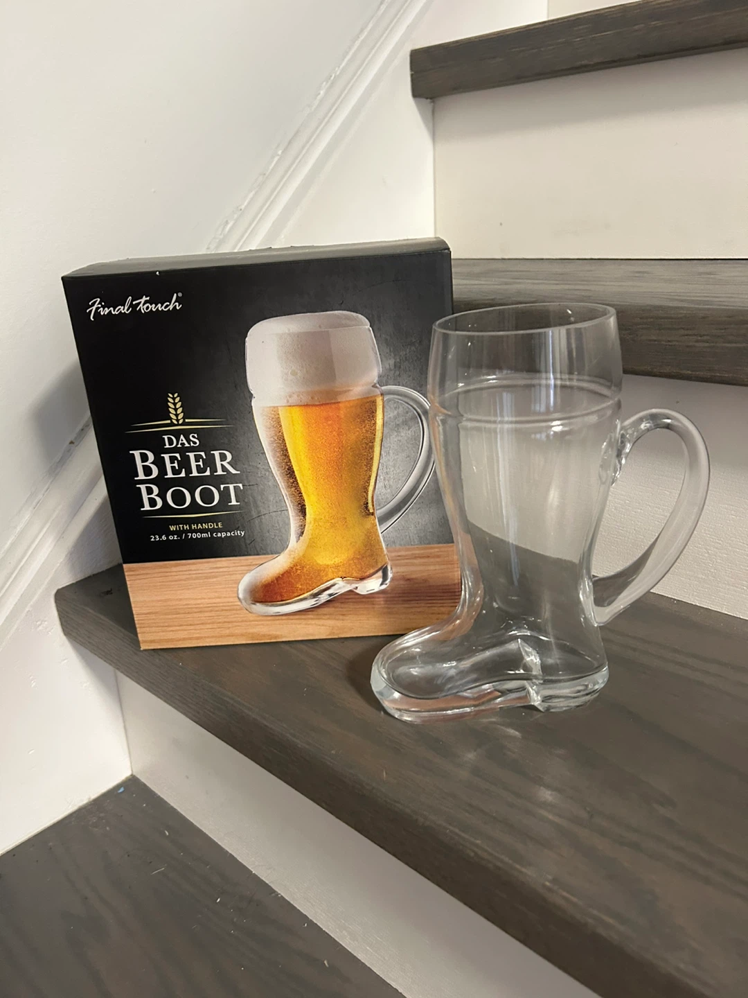 His & Hers Das Beer Boot Glass Mug - photo 4