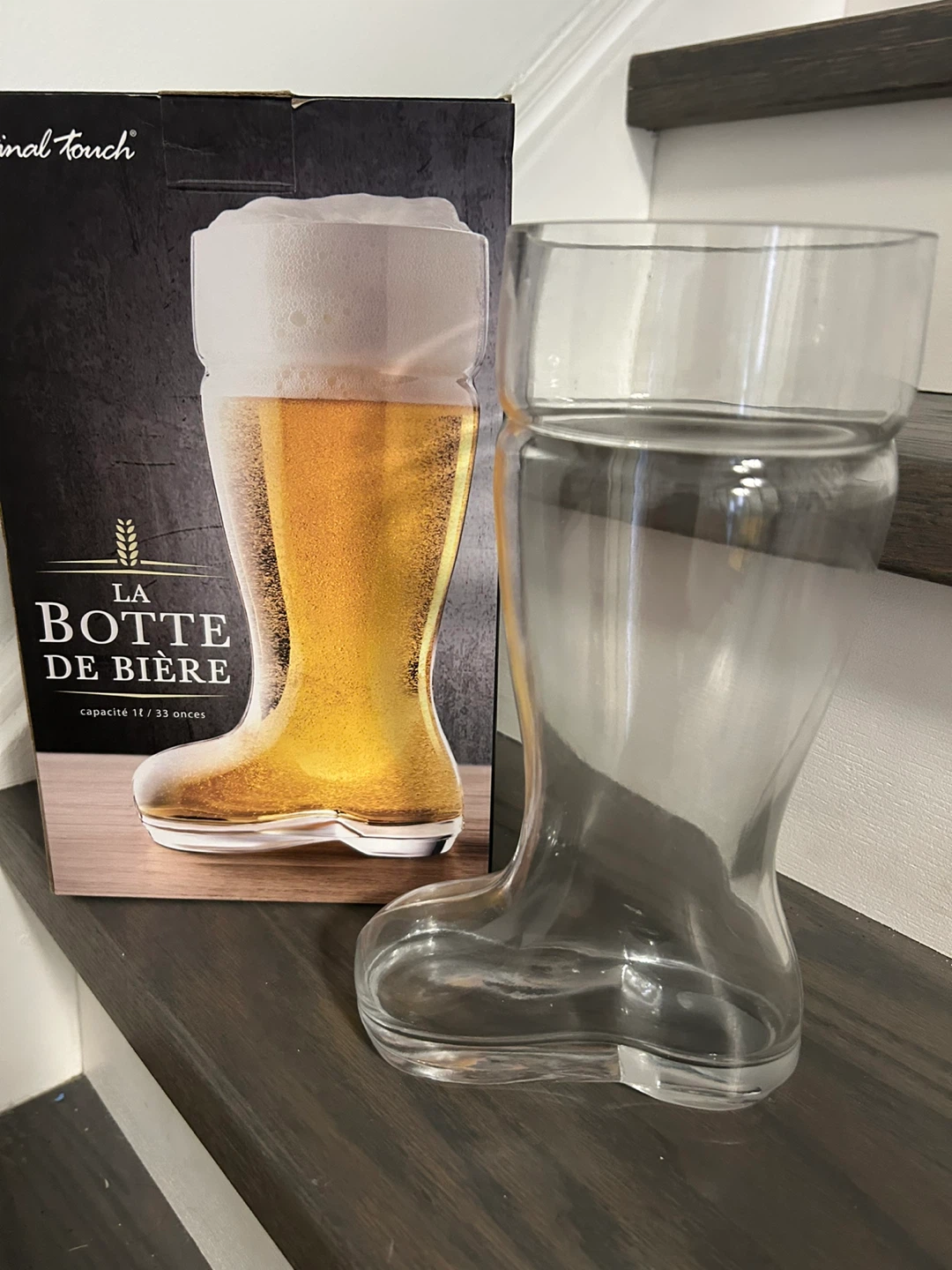 His & Hers Das Beer Boot Glass Mug - photo 3