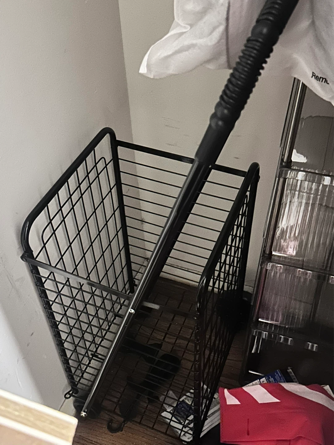 Black Wire Storage Cart