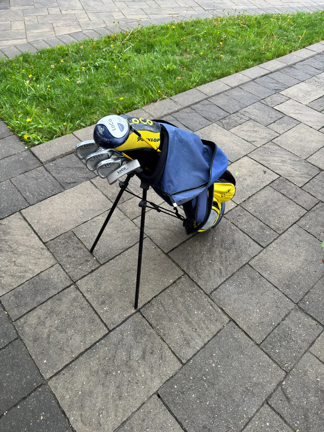Kids golf clubs right hand w/ bag gloves balls - photo 2