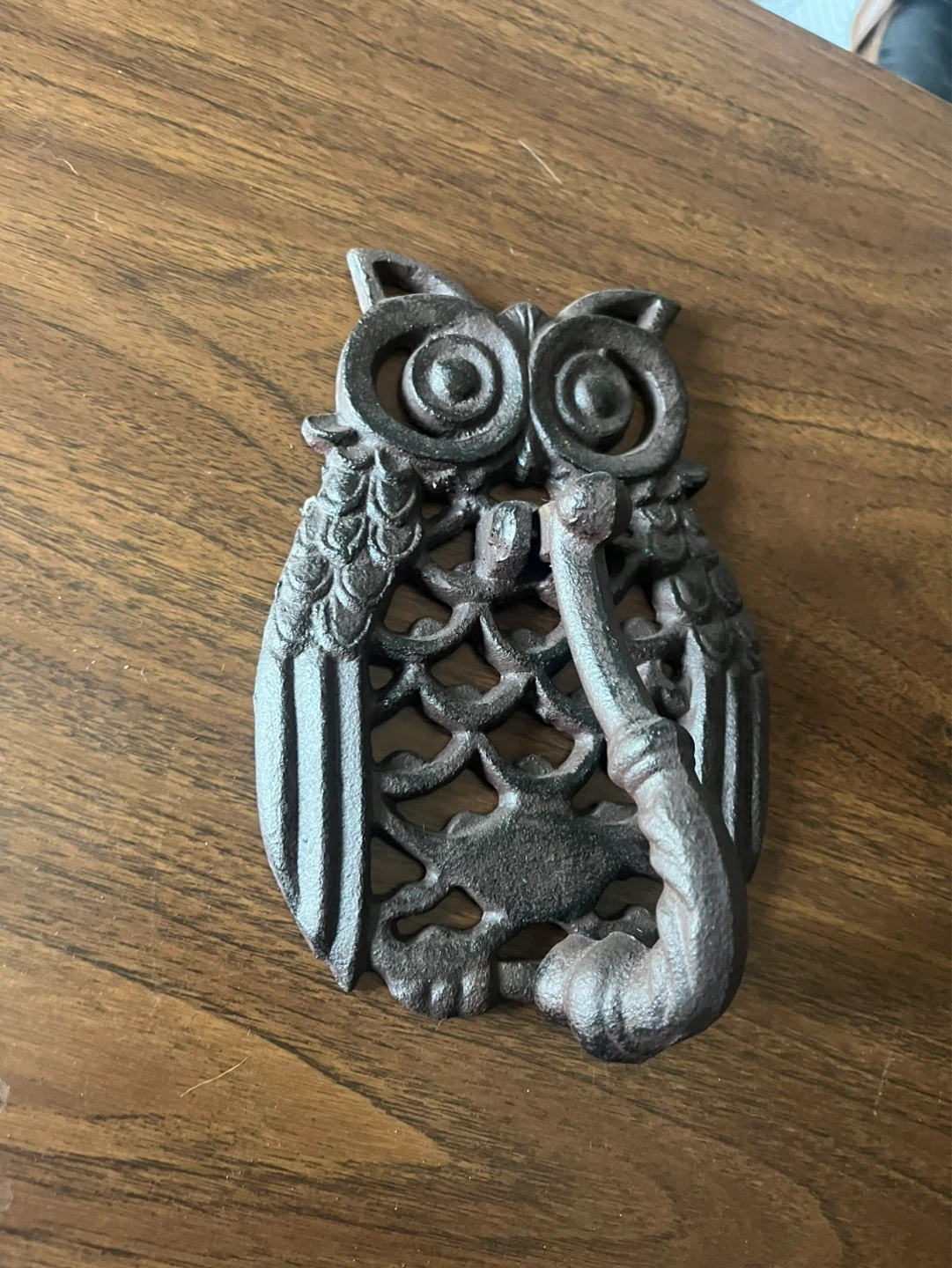 Cast Iron Owl Door Knocker