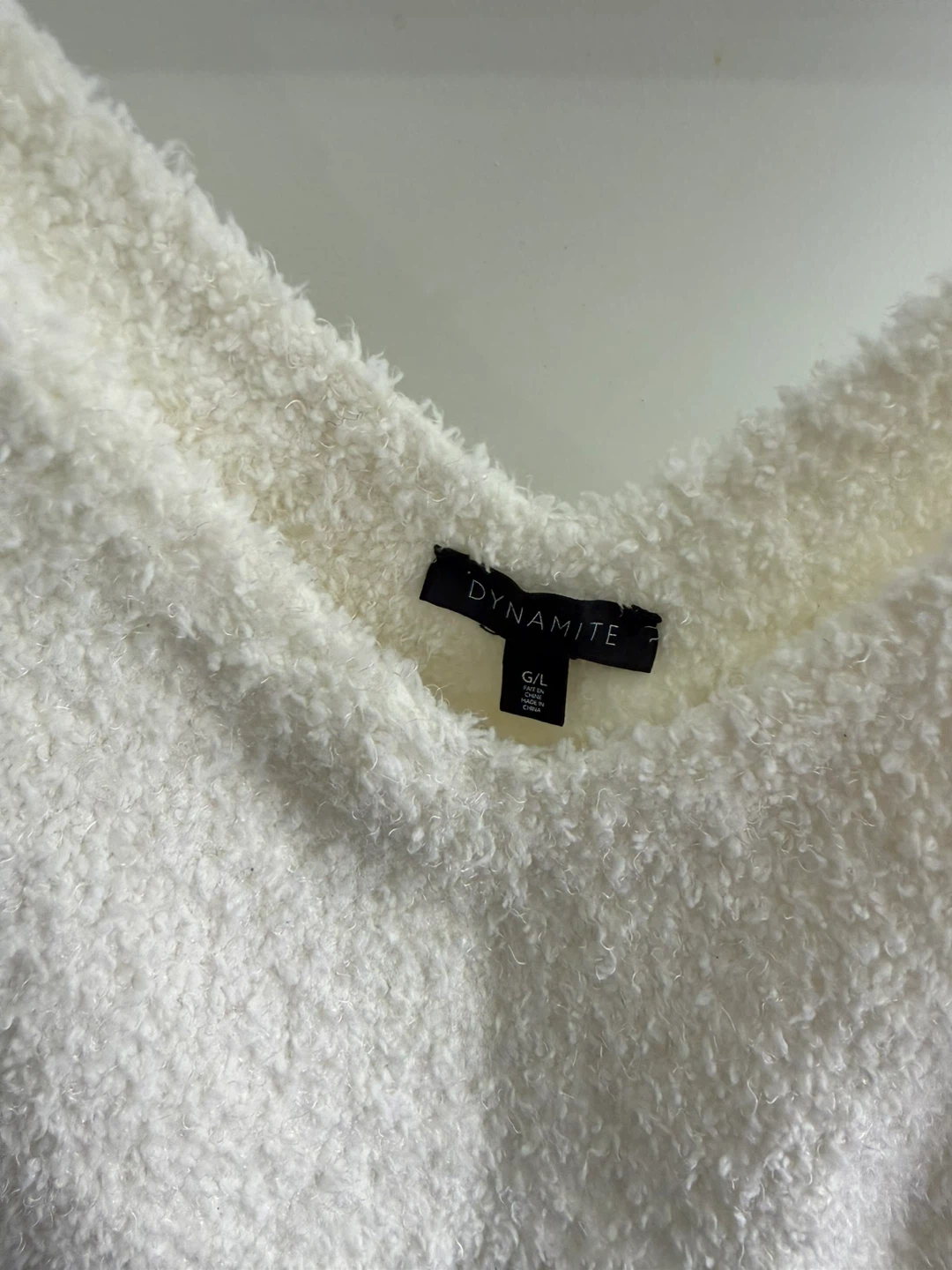 Dynamite Fuzzy Cropped Camisole L - photo 2
