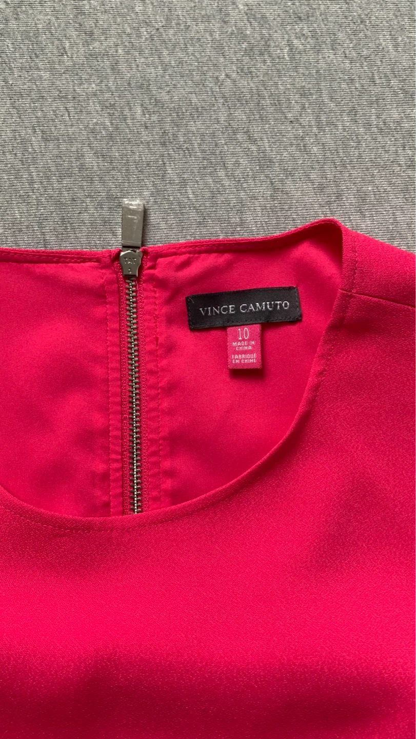 Vince Camuto Fuchsia Pink Sheath Dress - Size 10 - photo 3