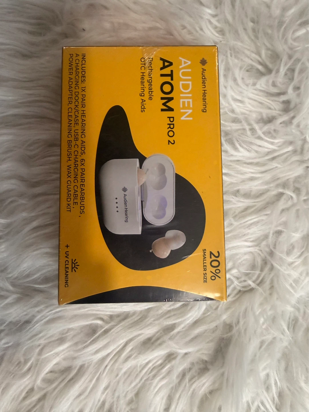 Audien Hearing ATOM PRO 2 Rechargeable OTC Hearing Aids