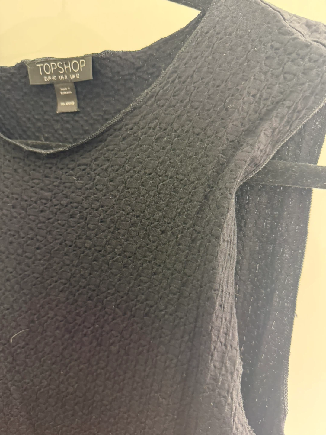 TOPSHOP Sleeveless Textured Dress - Size 8 - photo 3