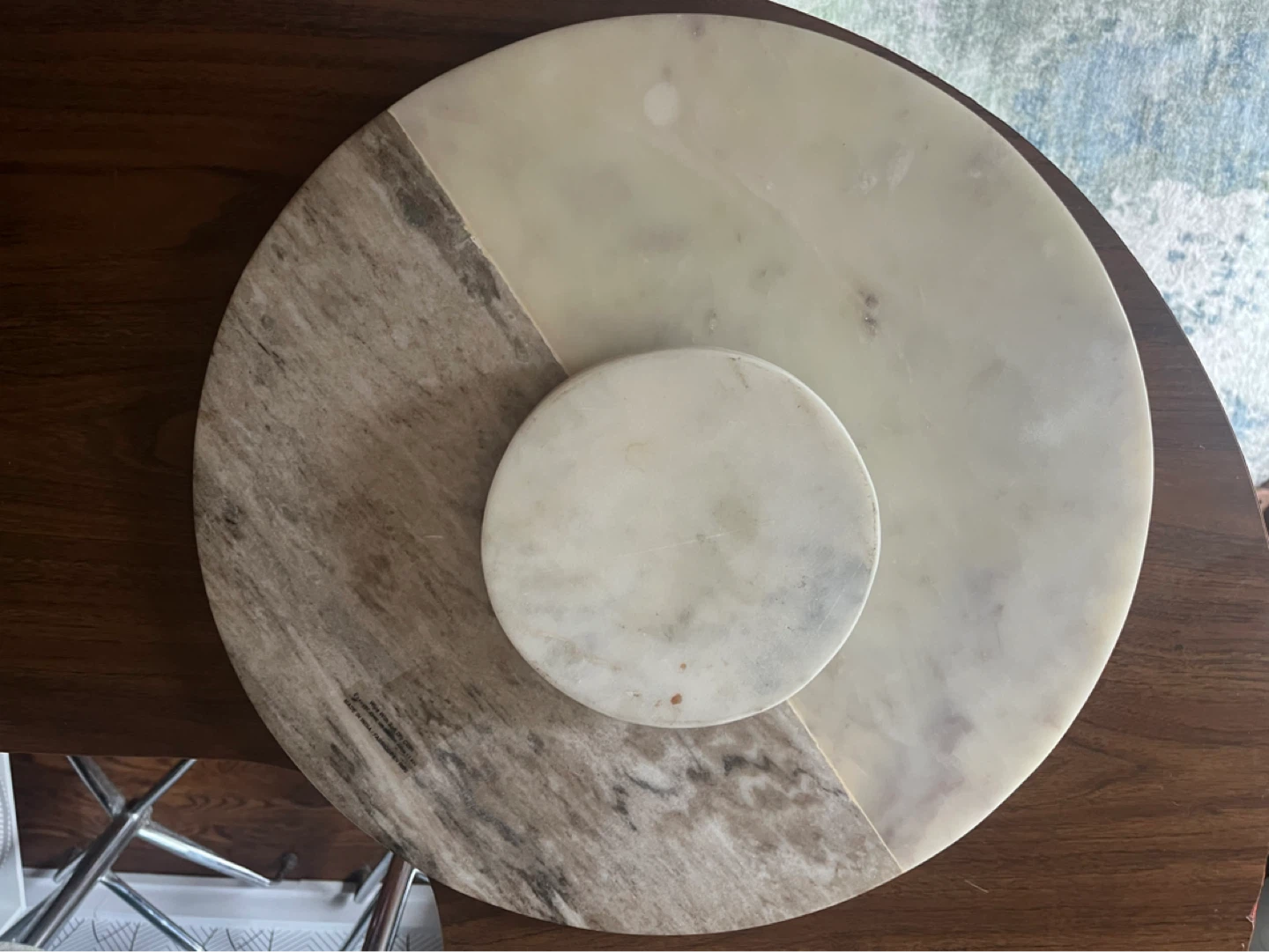 Marble Spinning Serving Platter - photo 3