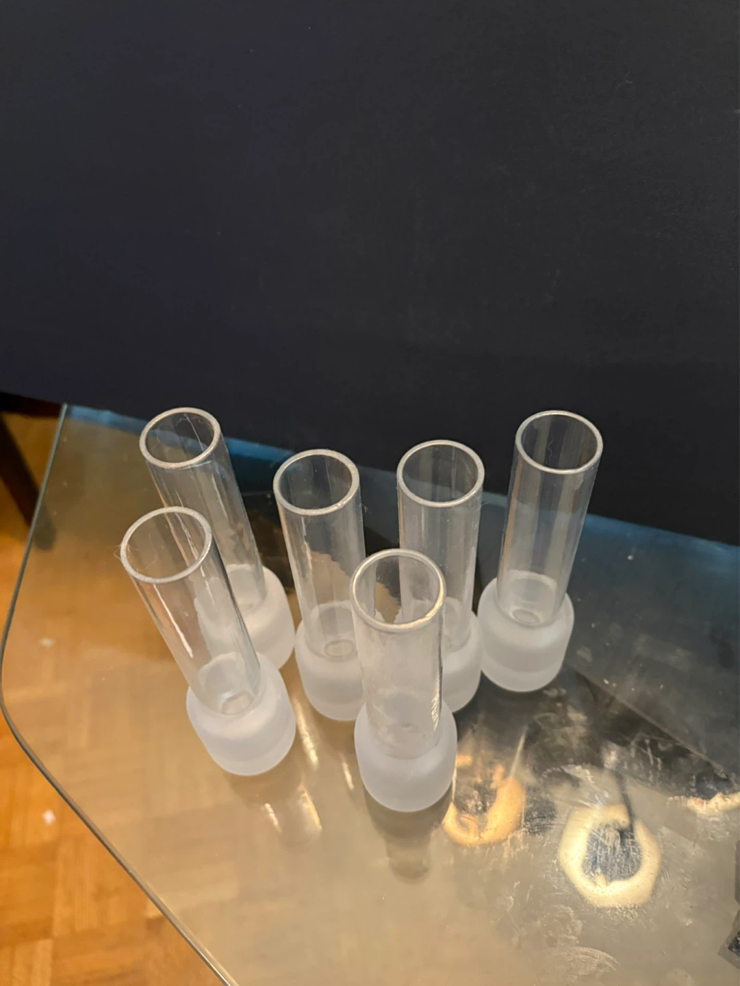 Set of 6 Clear Glass Shot Glasses - photo 2