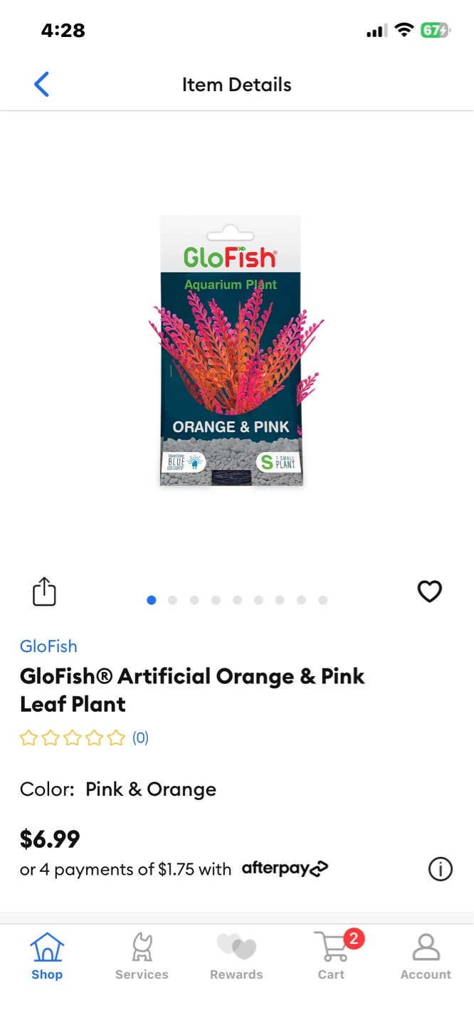 GloFish Fish Tank Plants - photo 2