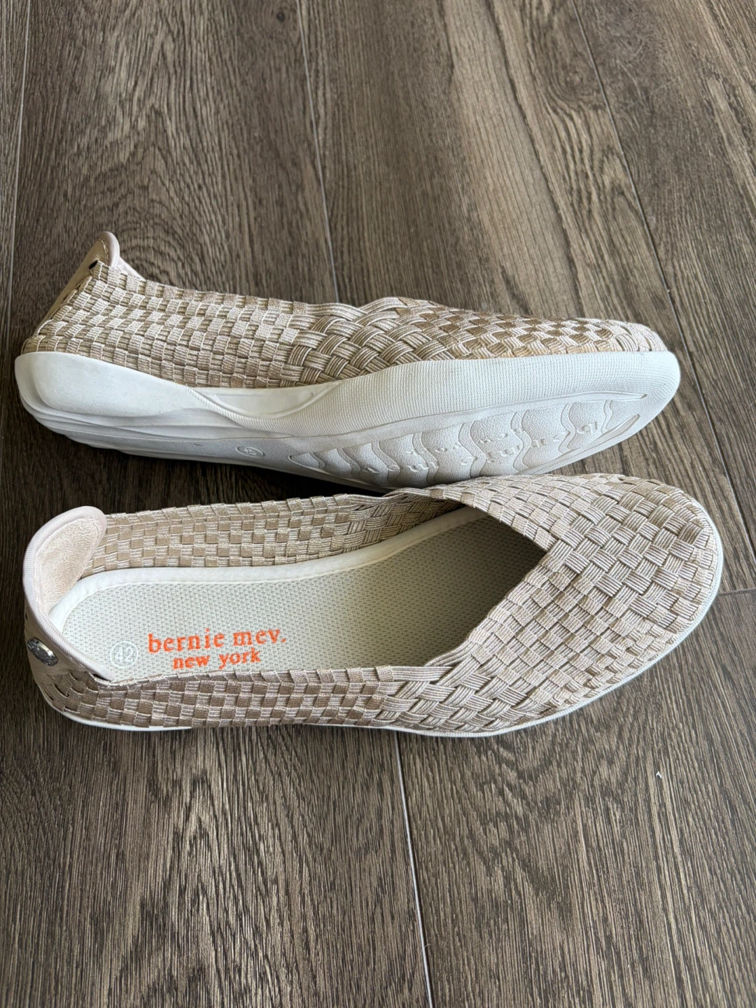 NEW Bernie Mev New York Woven Ballet Flats Size 42 - photo 5