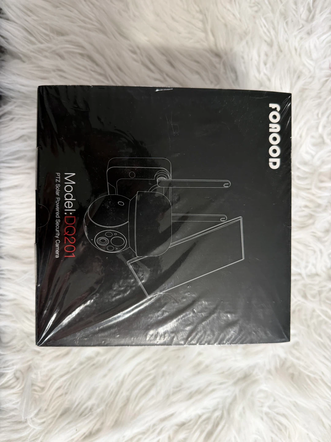FOQOOD DQ201 PTZ Solar Powered Security Camera - White