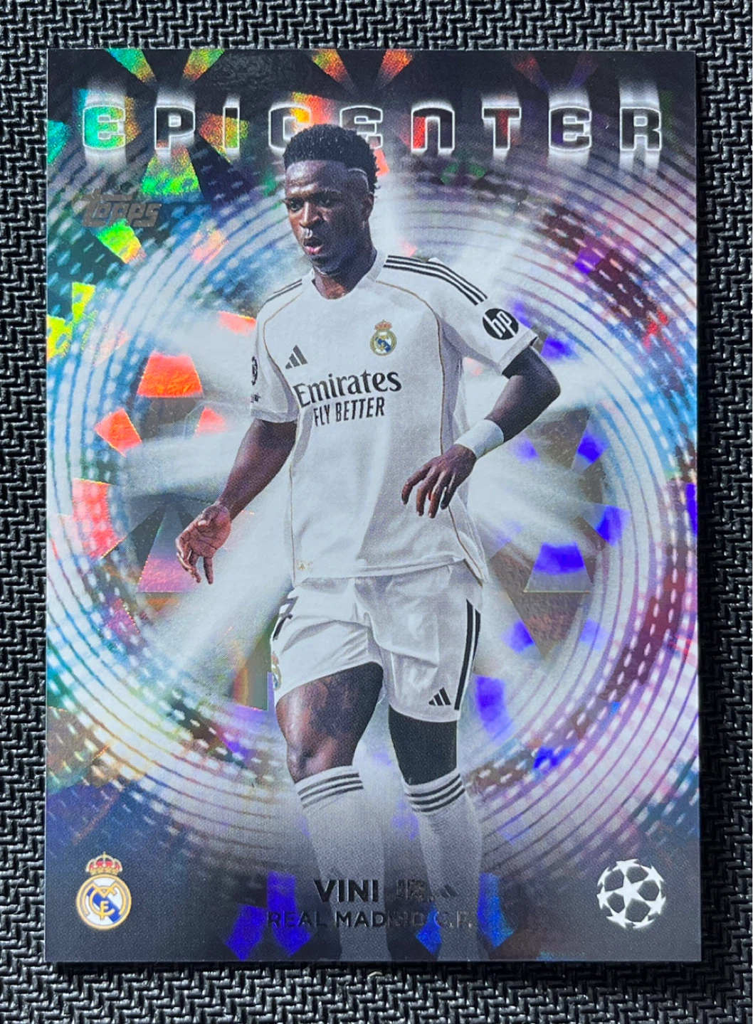 2025 Topps UEFA Club Competitions Vini Jr. #EC-9 Epicenter