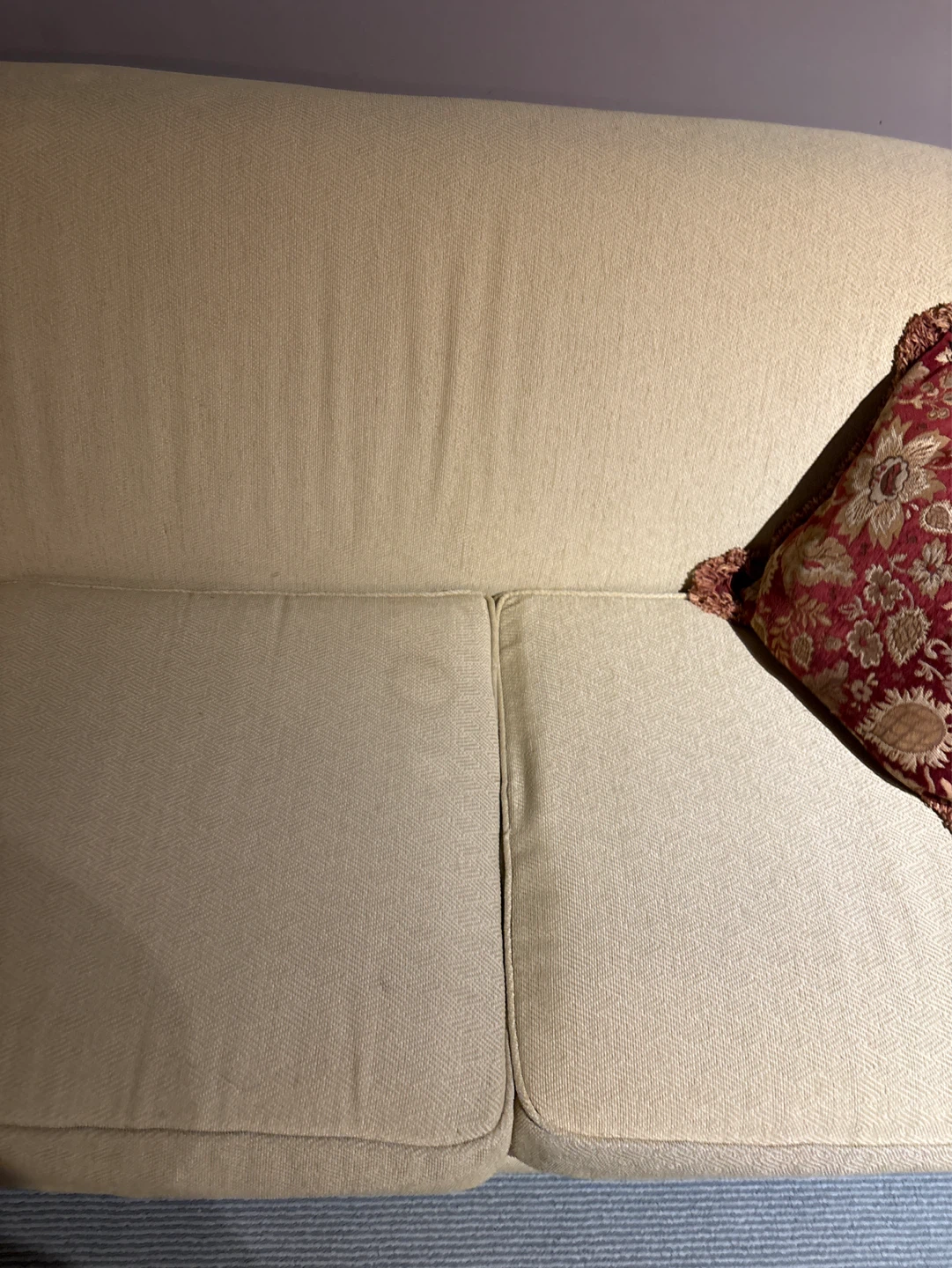 Yellow Sofa with Decorative Pillows - photo 2