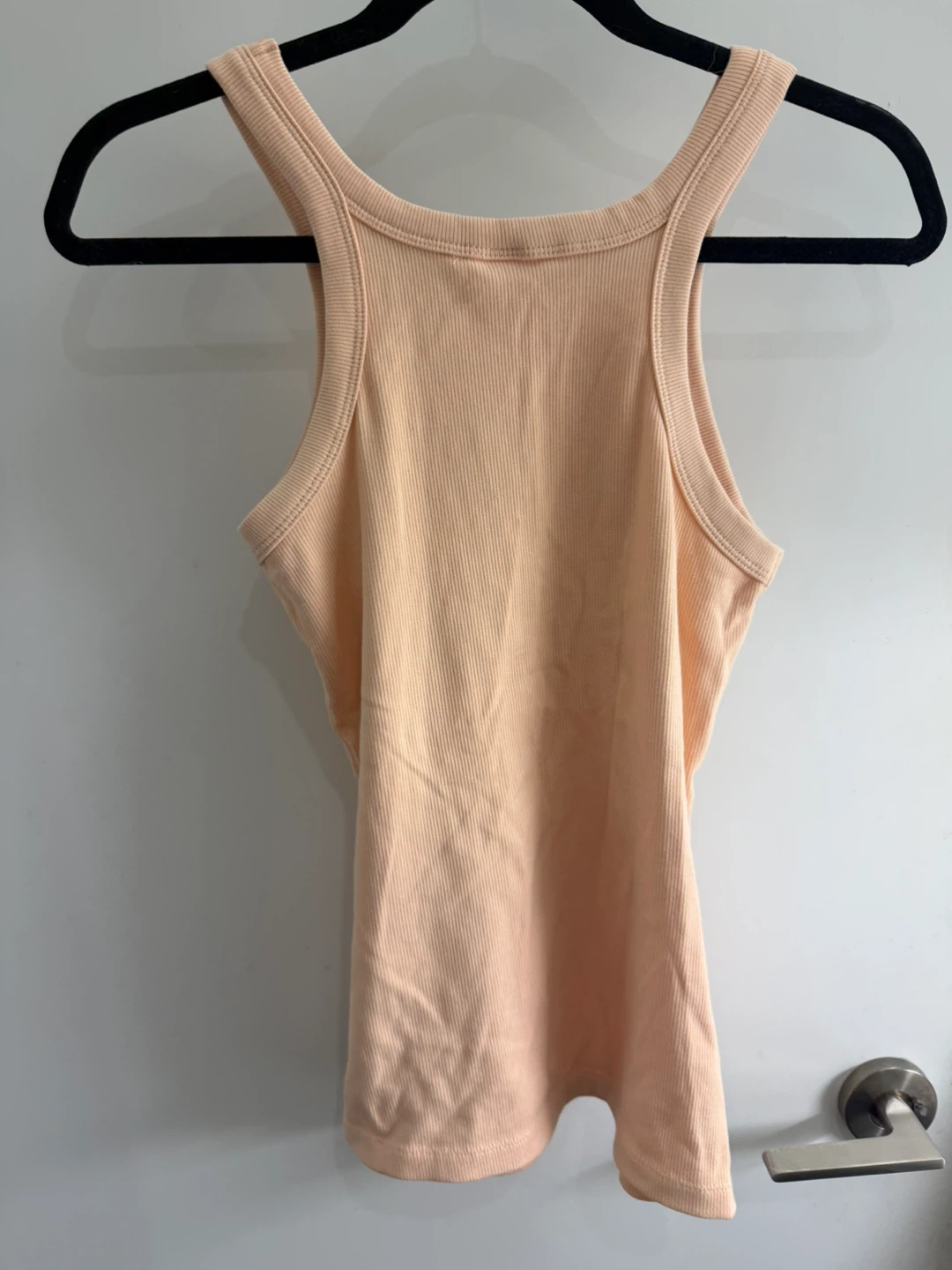 H&M Ribbed Tank Top - Peach - Size M - photo 3