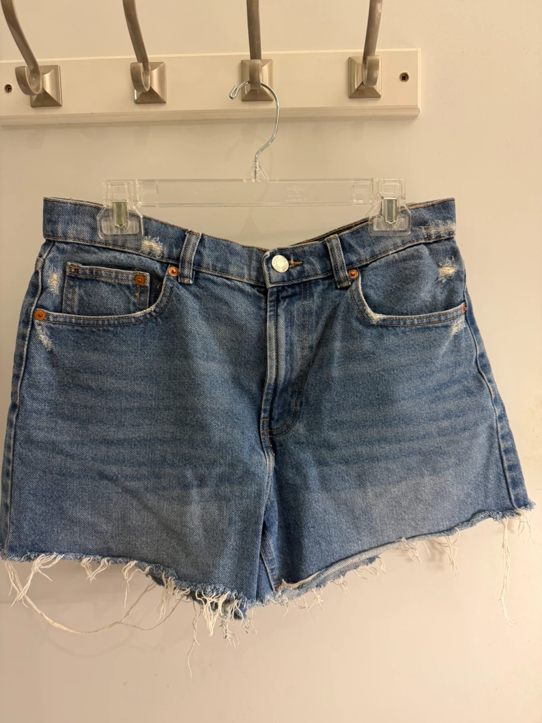 Zara Denim Cut-Off Shorts Sz 10