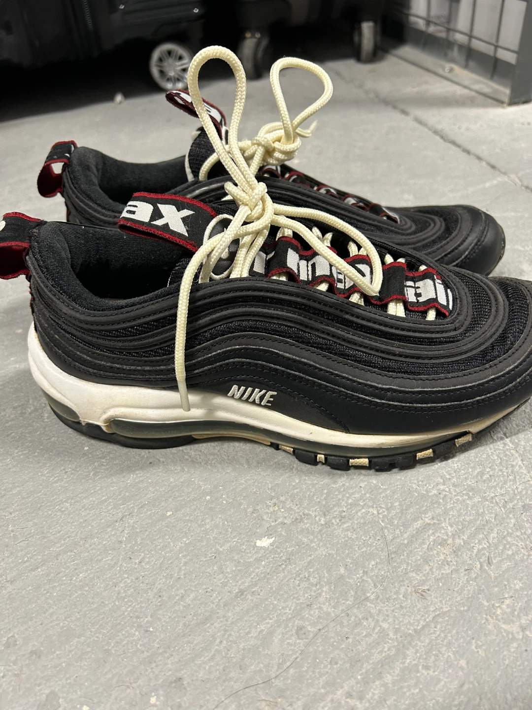 Nike Air Max 97 Premium black white - photo 3