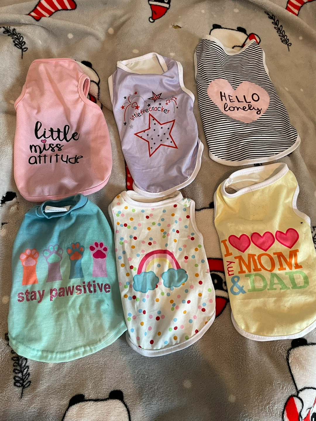10” Dog Shirts Lot