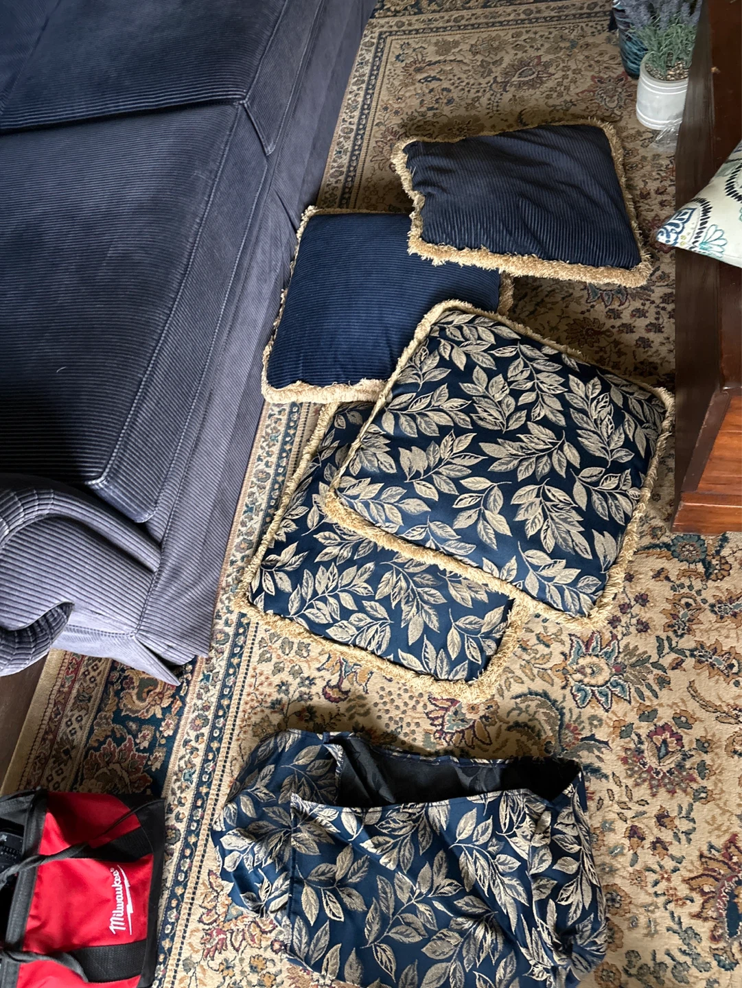 Floral Print Loveseat Sofa - photo 2