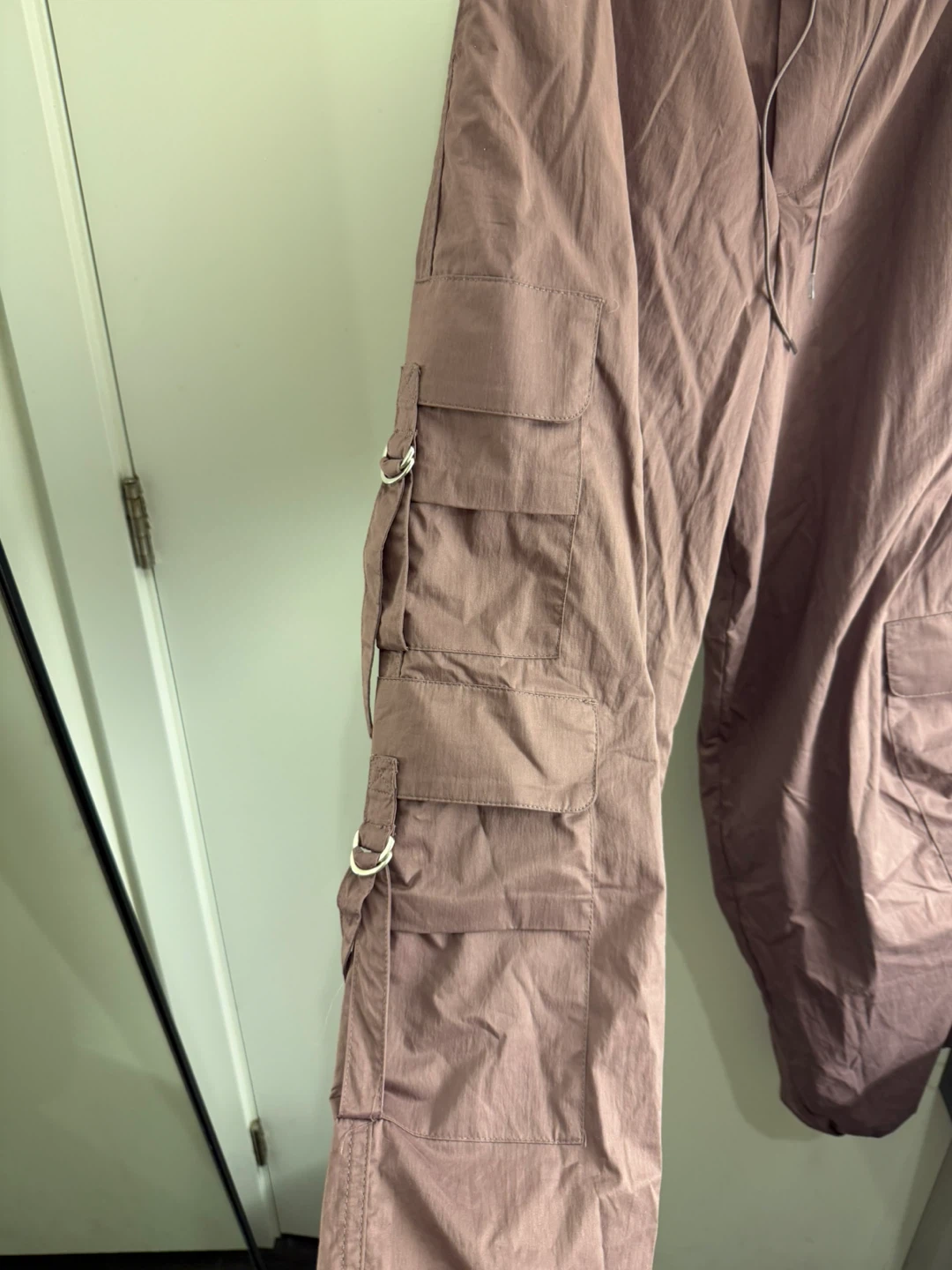 Zara Women's Cargo Pants - Mauve sz L - photo 2