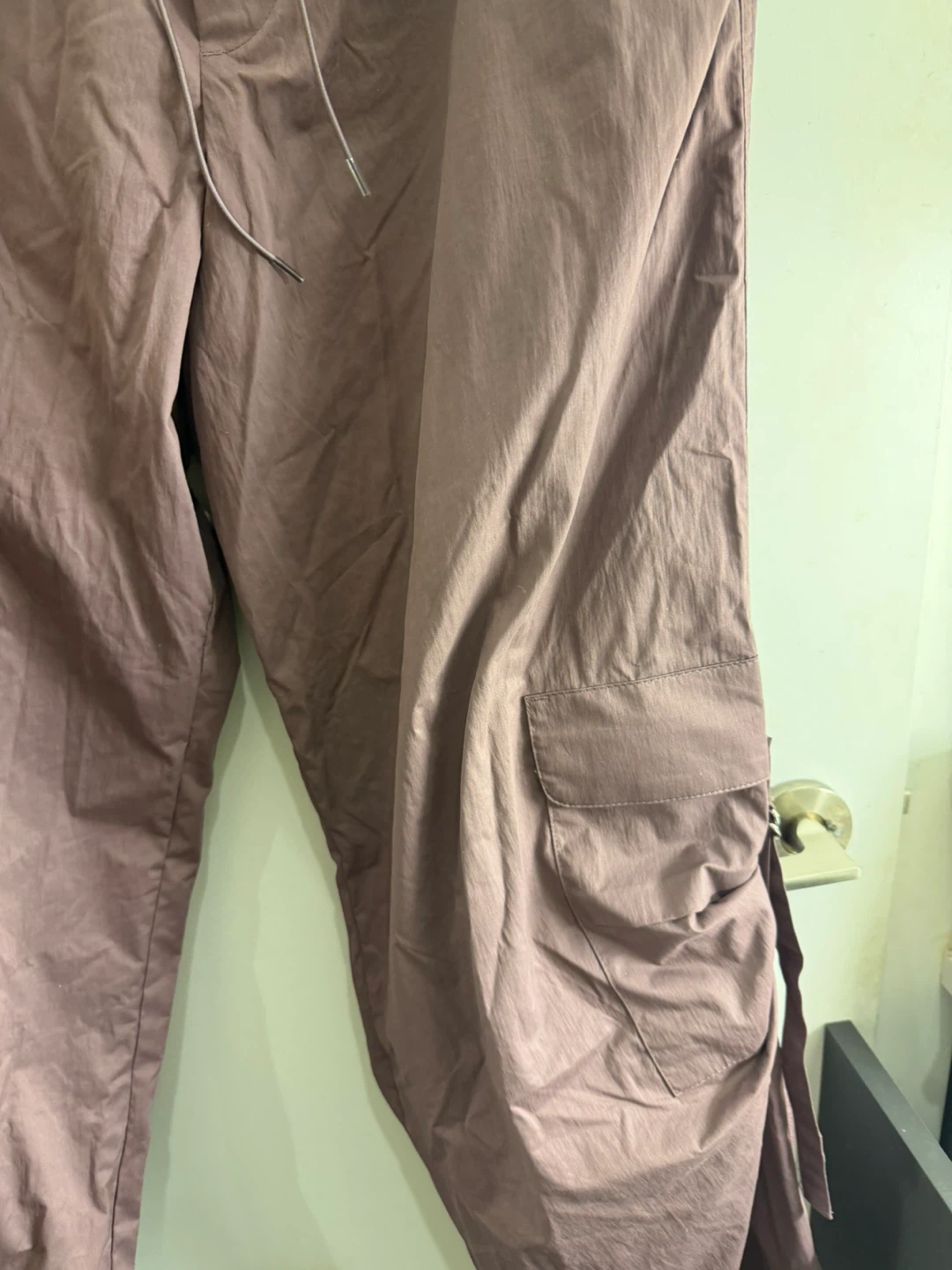 Zara Women's Cargo Pants - Mauve sz L - photo 4