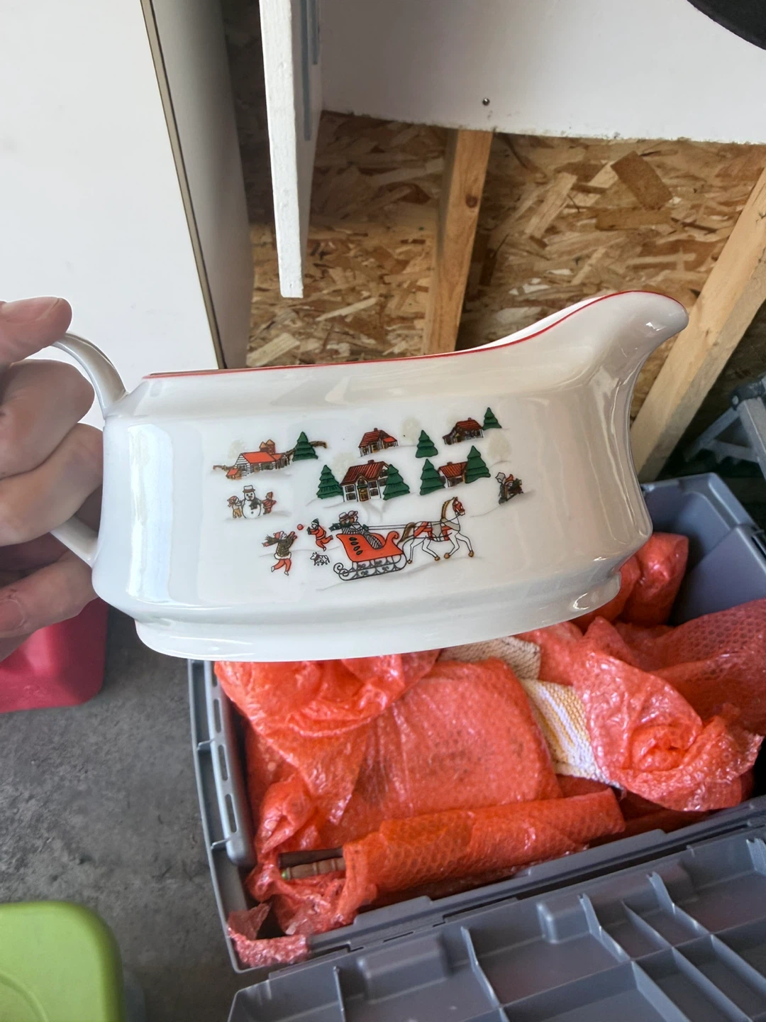 Kopín Christmas Pleasure Porcelain Gravy Boat