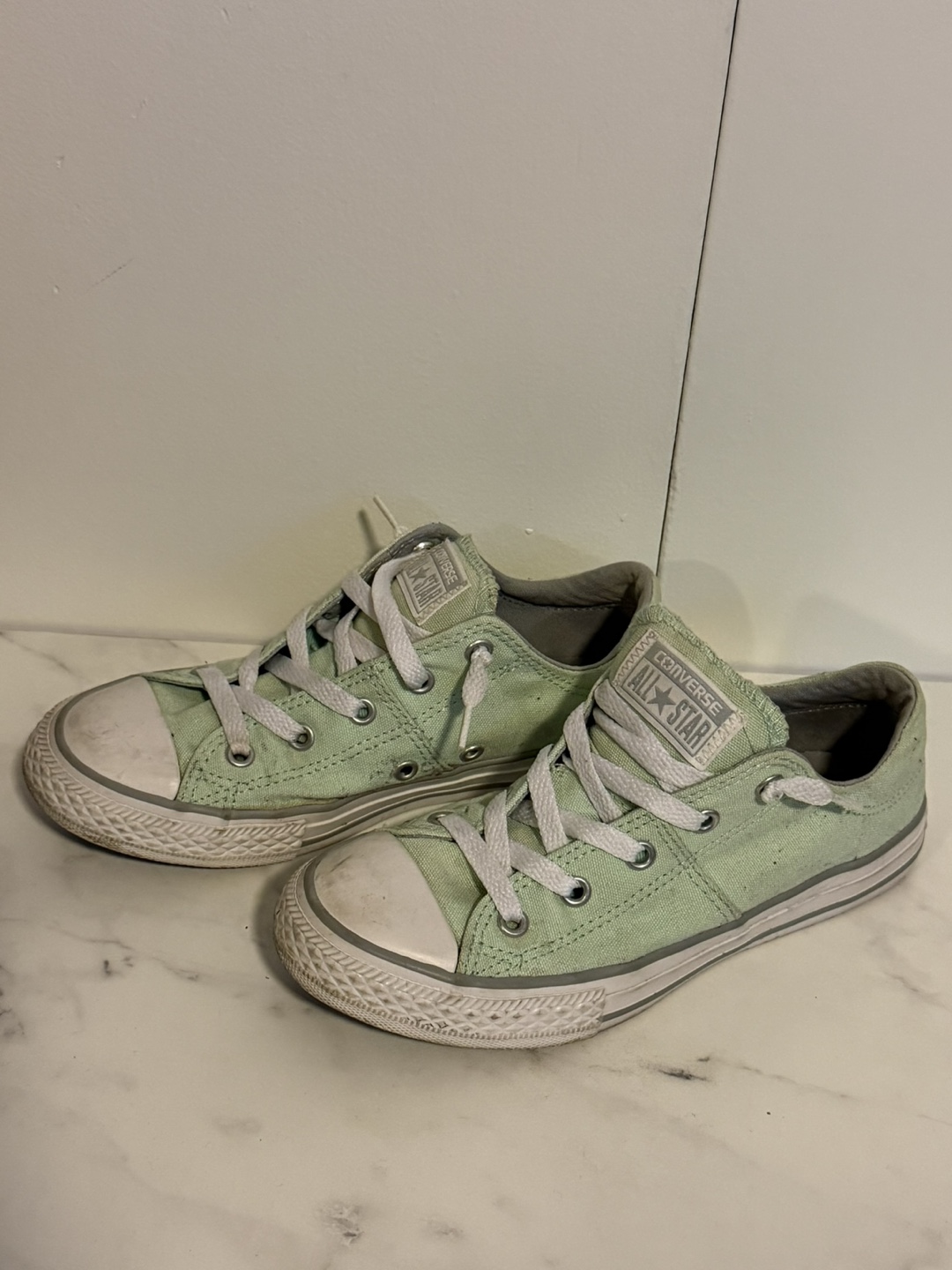 Converse All Star Junior Shoes Mint Green - photo 2