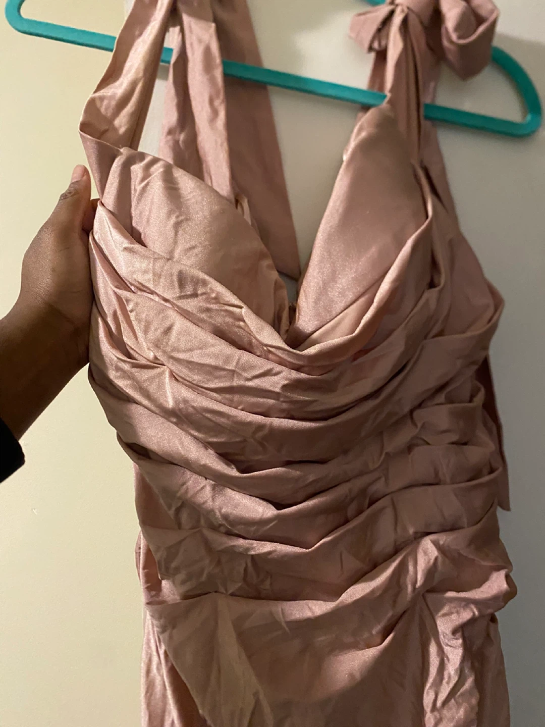 Rose Gold Cinderella Divine Prom Dress, Size 14 - photo 4