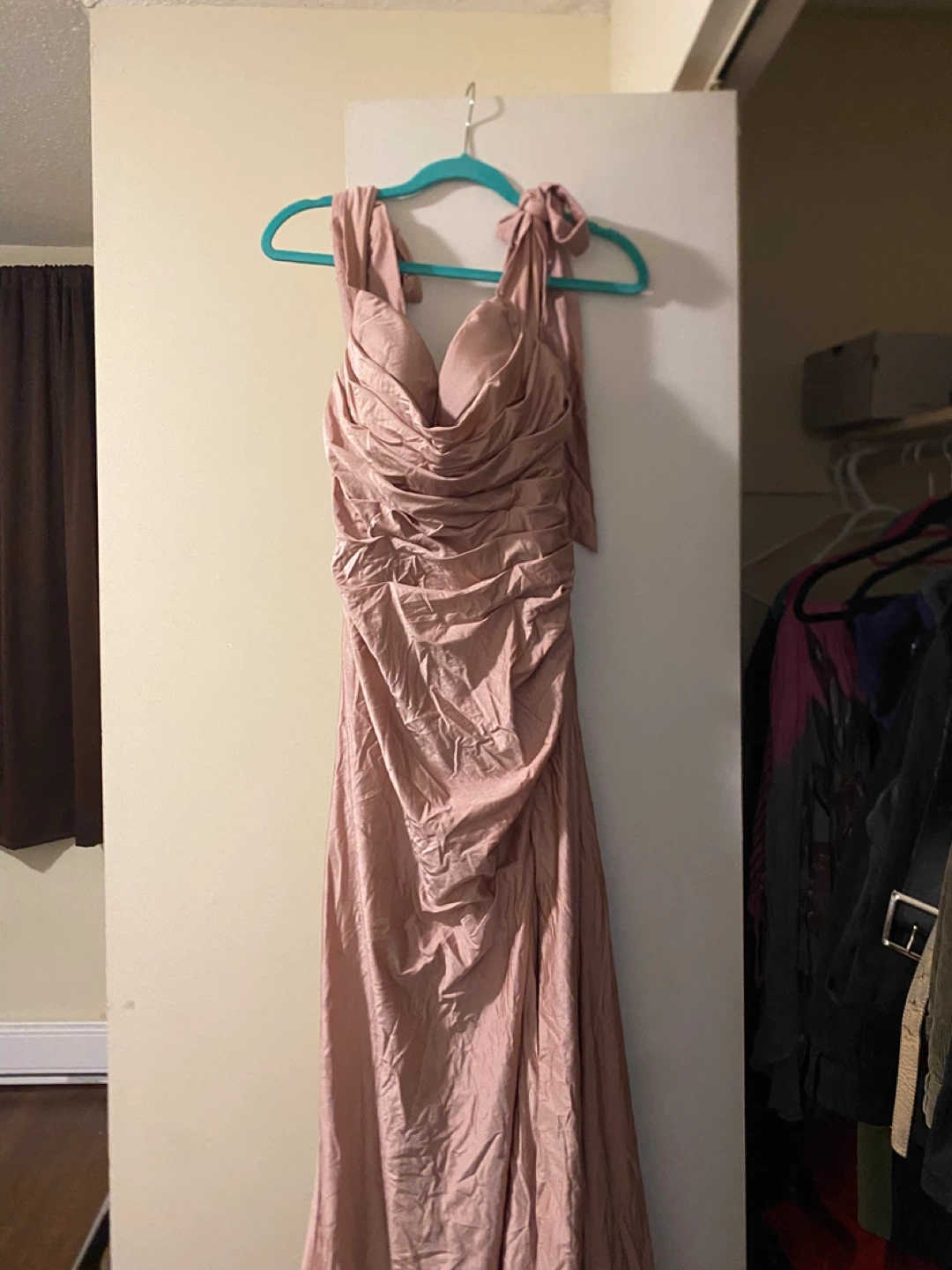 Rose Gold Cinderella Divine Prom Dress, Size 14 - photo 3