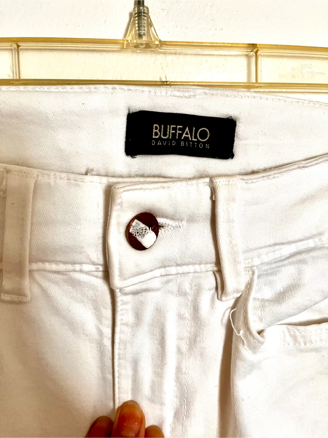 Buffalo David Bitton White High Rise Fit Jeans - photo 2