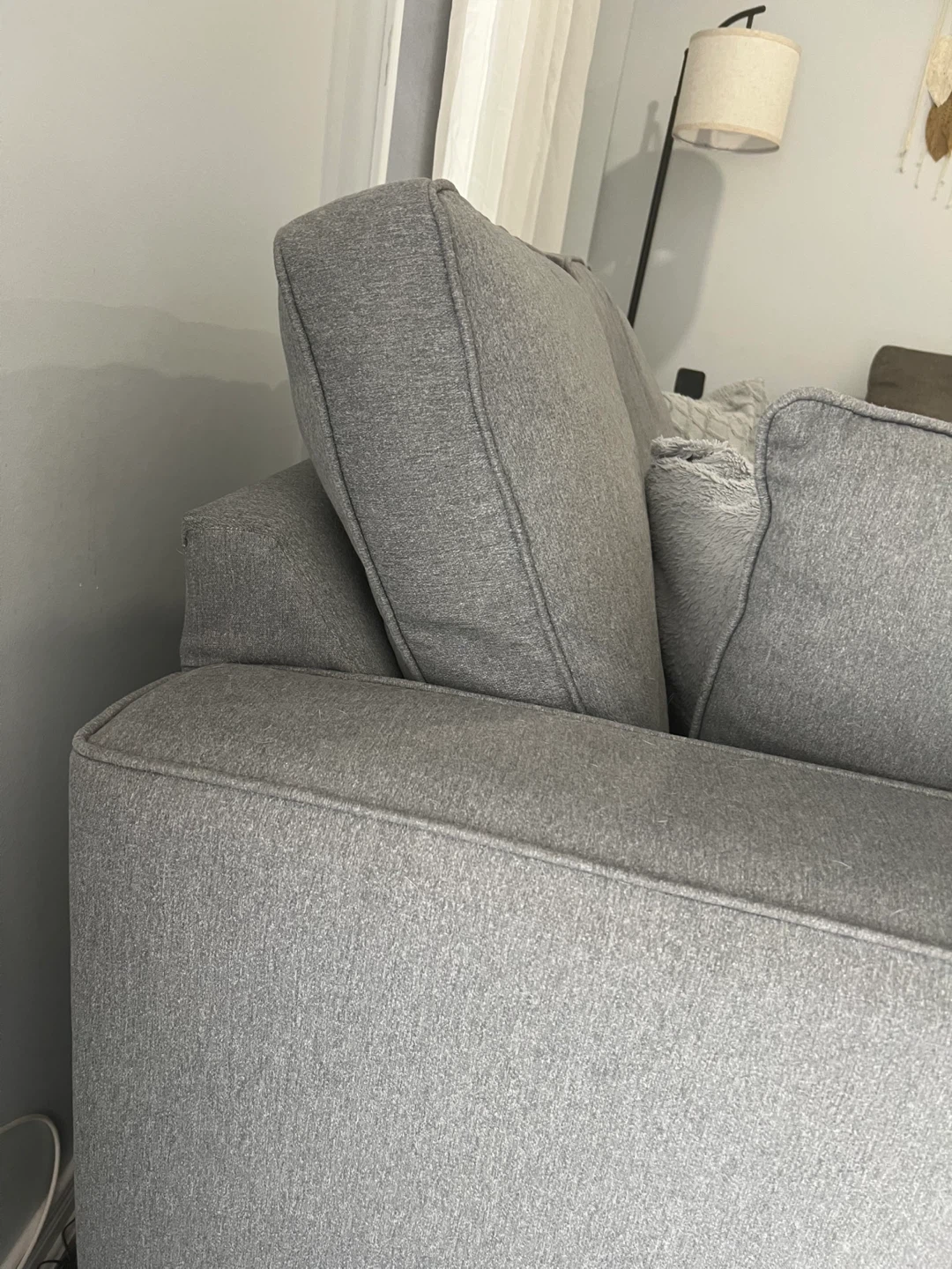 Grey Three-Seater Sofa - photo 2