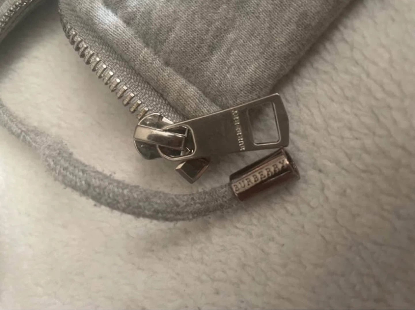 Burberry Grey Full Zip Hoodie - photo 2
