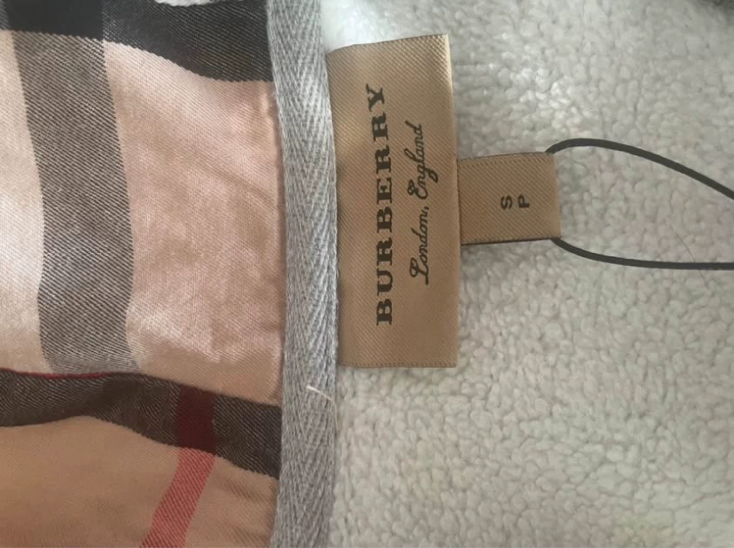 Burberry Grey Full Zip Hoodie