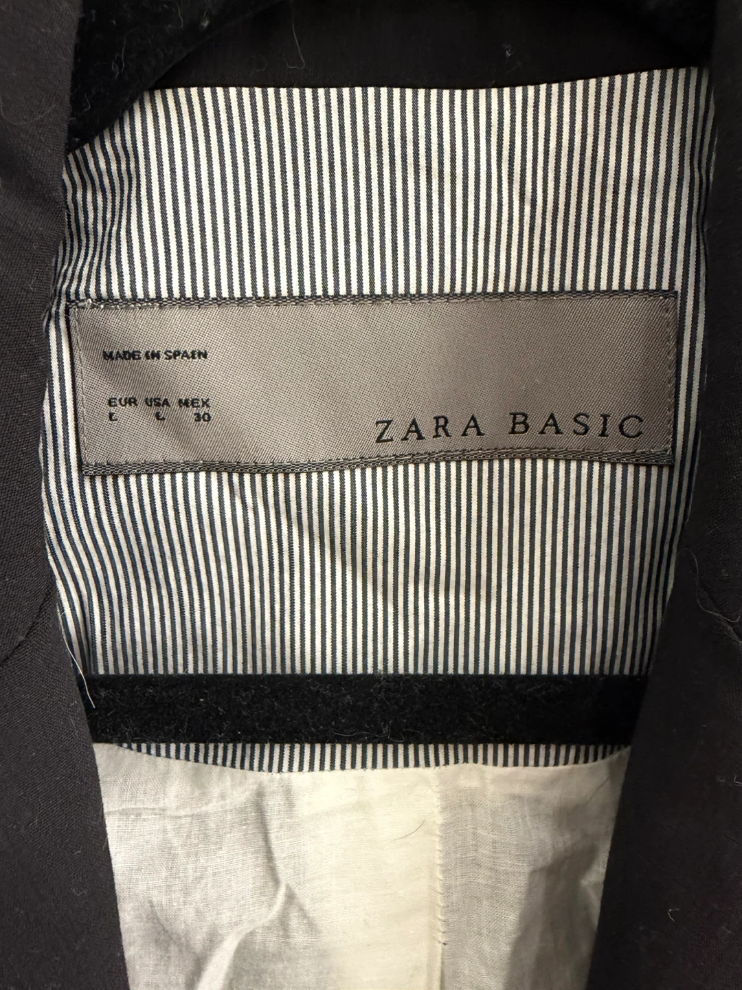 ZARA BASIC Black Blazer - Size L - photo 3