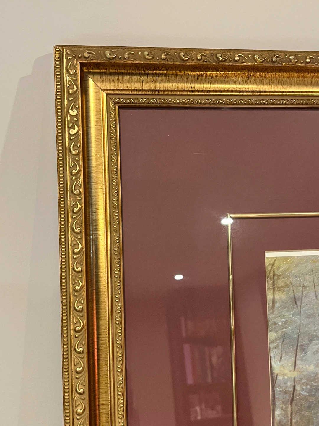Framed Print of Romantic Scene - photo 2