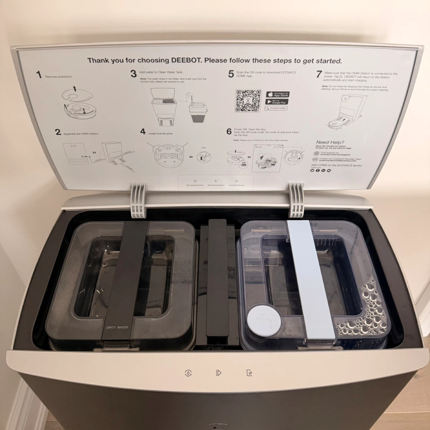 ECOVACS DEEBOT x 1 Omni Robot Vacuum & Mop Combo - photo 3