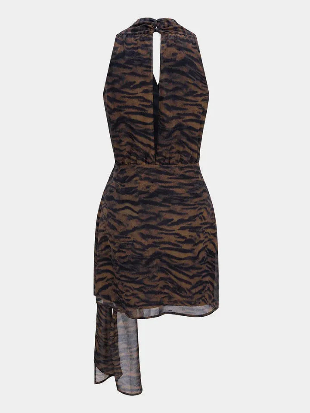 ZARA Animal Print Wrap Dress - Small - photo 2