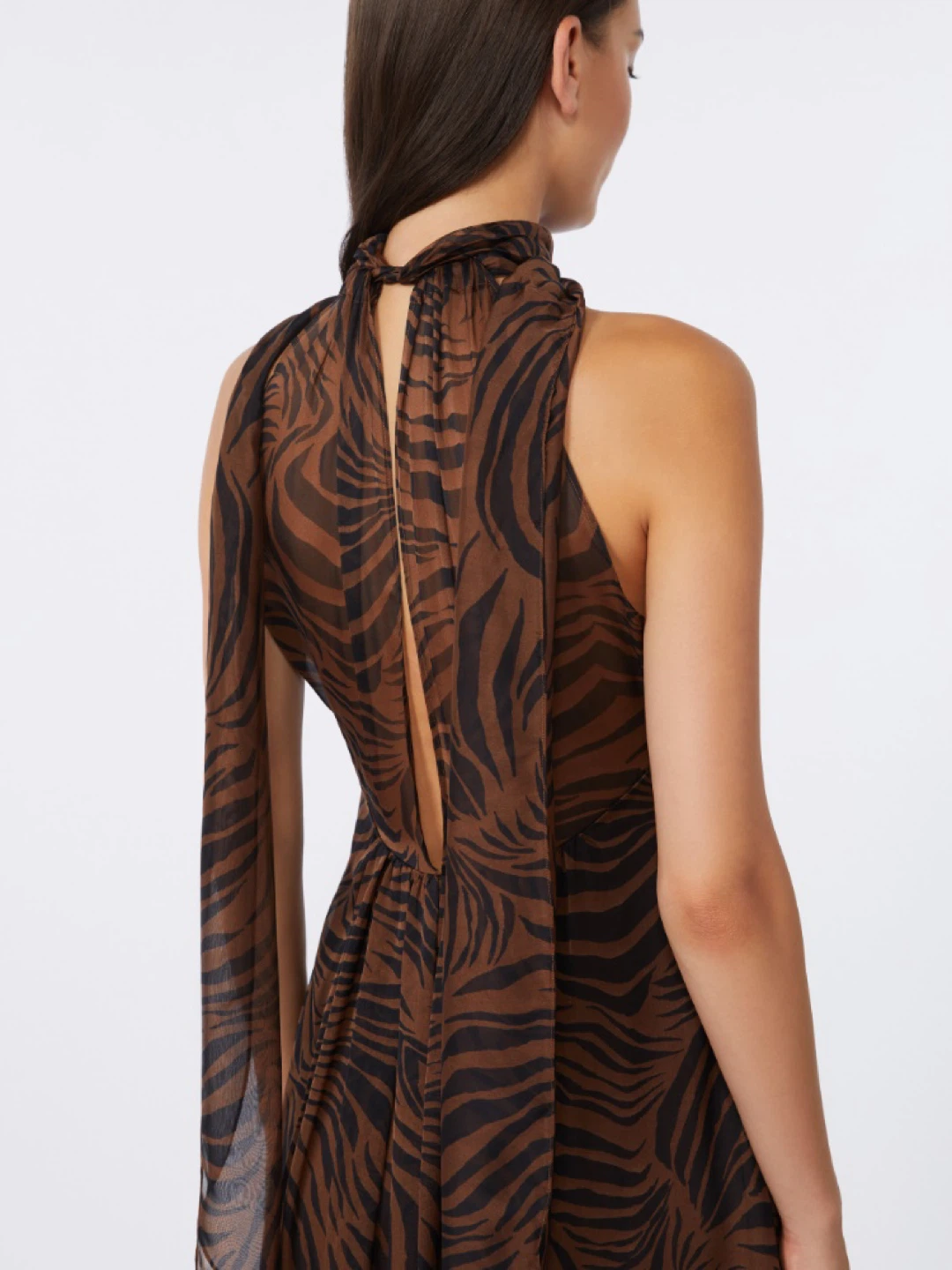 ZARA Animal Print Wrap Dress - Small - photo 3
