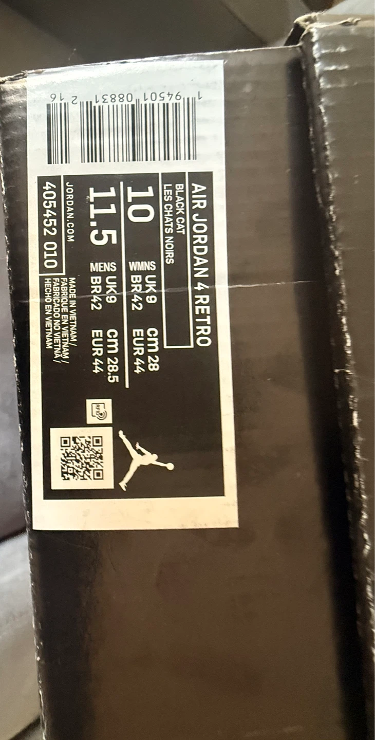 Air Jordan 4 Retro Black Cat Shoes - photo 2