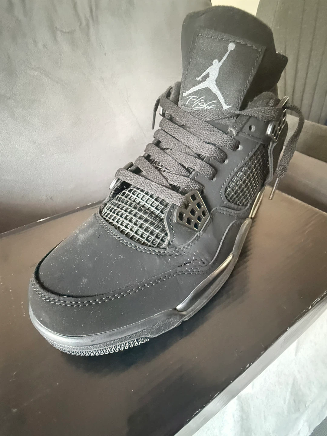 Air Jordan 4 Retro Black Cat Shoes - photo 3