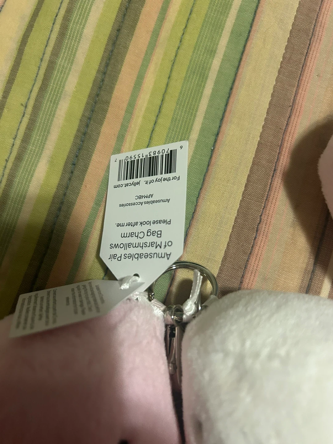 BNWT: x2 Jellycat Marshmallows Bag Charms - photo 4