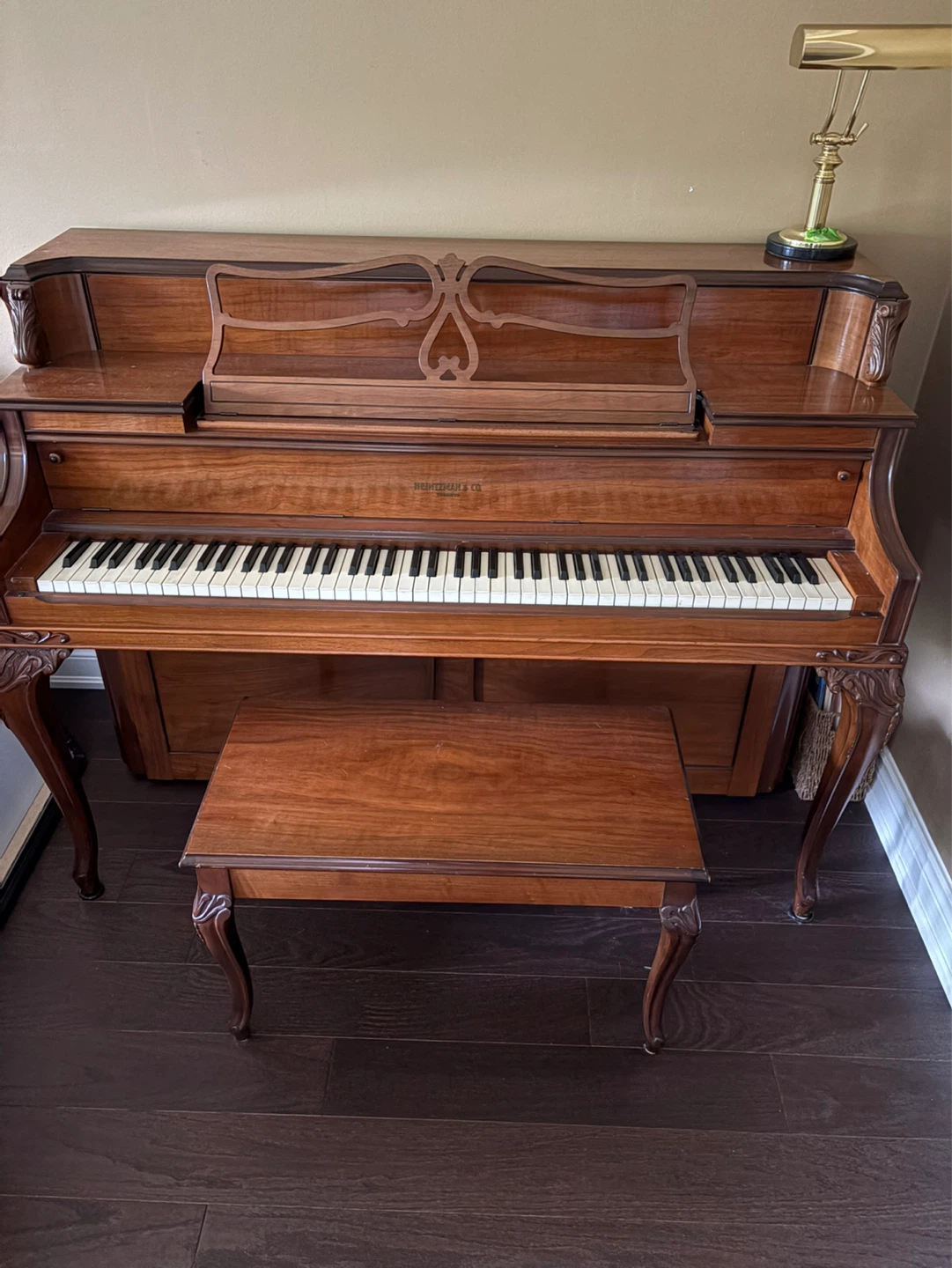Heintzman & Co. Toronto Upright Piano with Bench