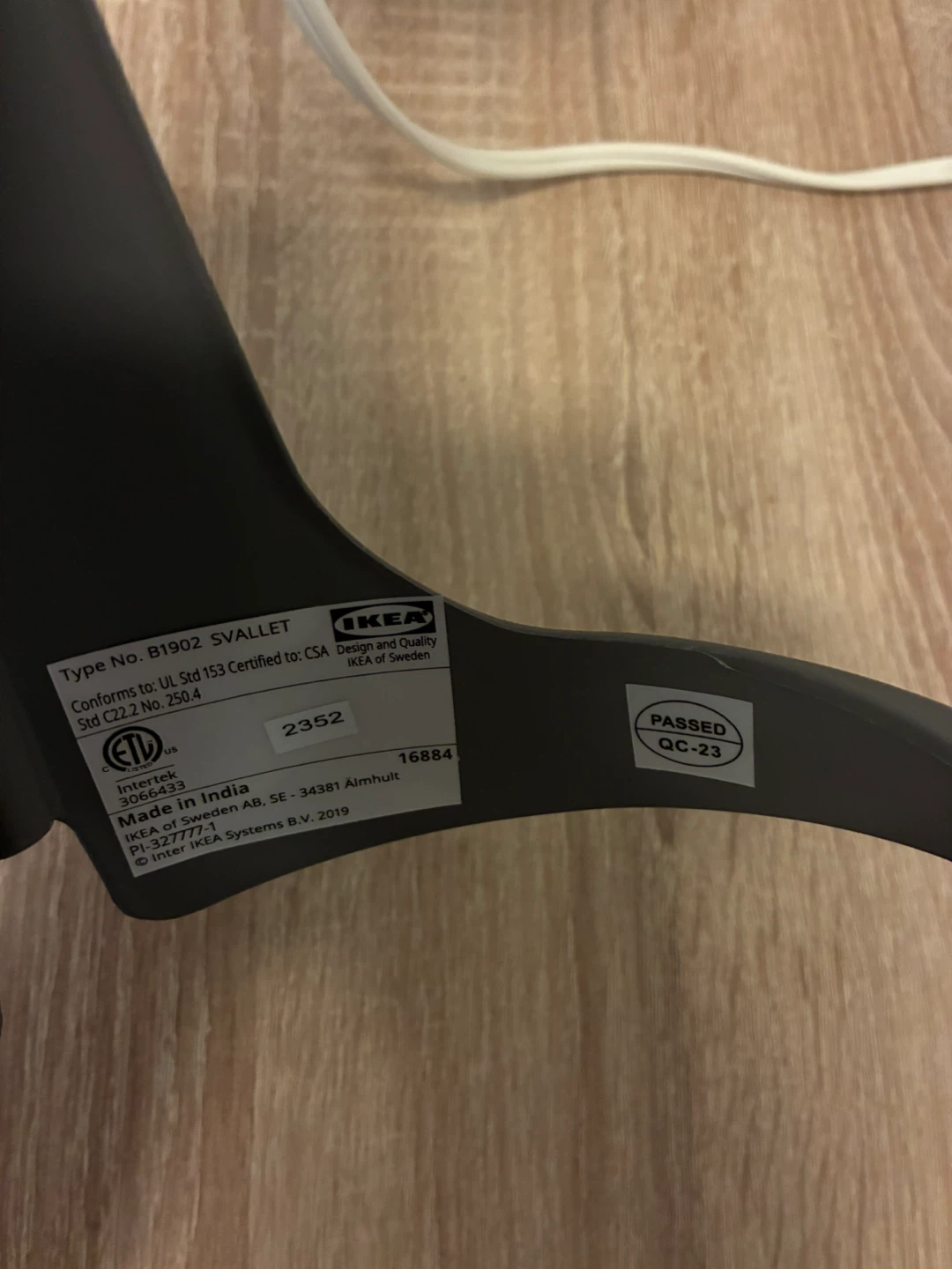 IKEA SVALLET Lamp - photo 4