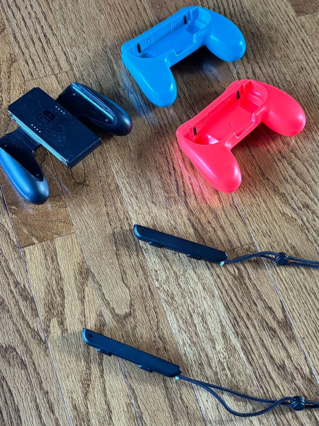 Nintendo switch joycon grip with straps and single grip