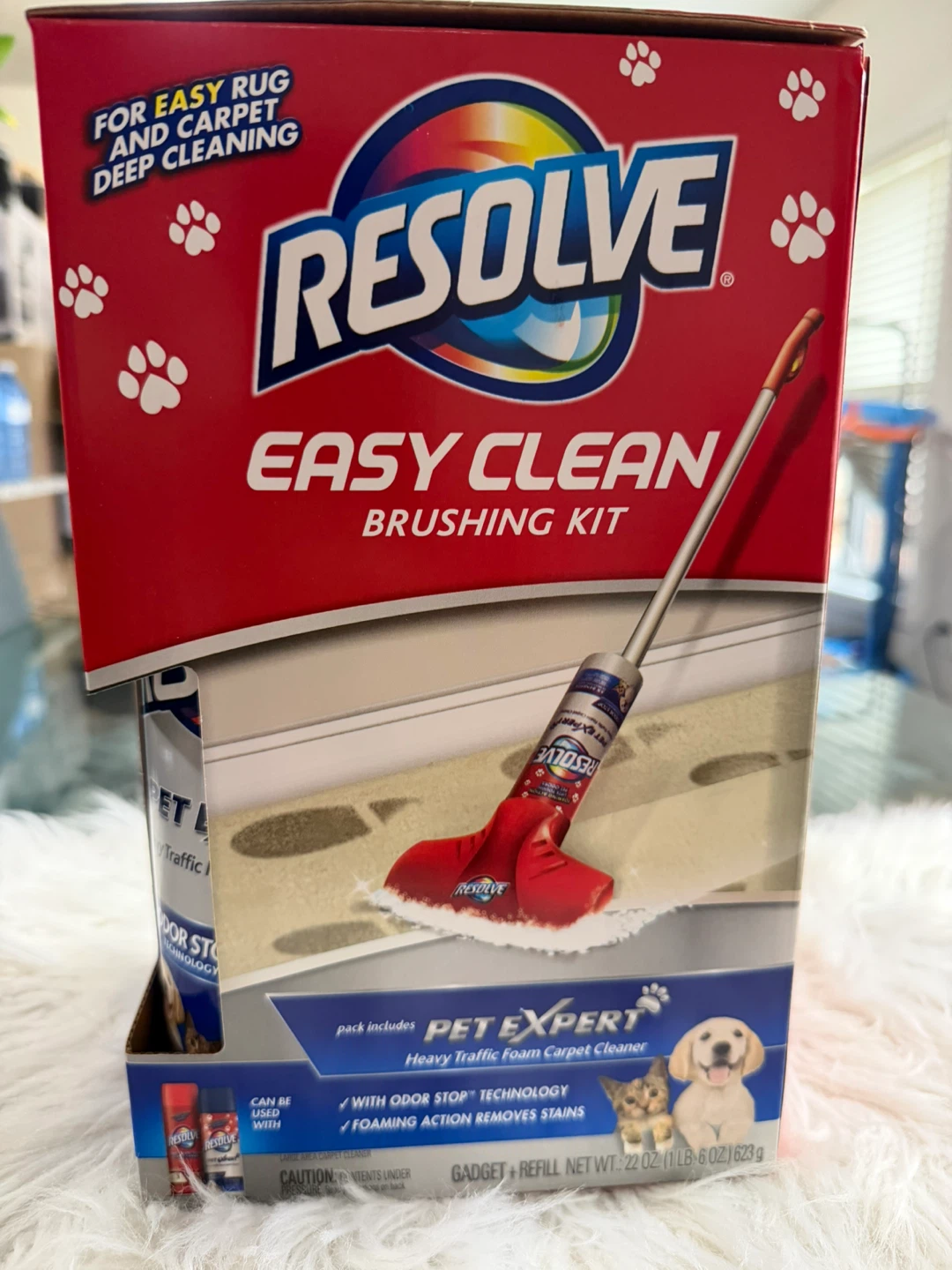 Resolve Easy Clean Brushing Kit Pet Expert Carpet Cleaner